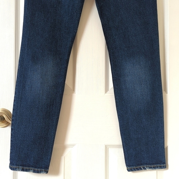 Grlfrnd Karolina Dark Wash High Rise Button Fly Skinny Jeans Joan Jett 28 - Picture 6 of 16
